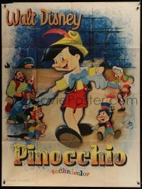 3p848 PINOCCHIO French 1p R1960s Disney classic cartoon, great different fantasy artwork!