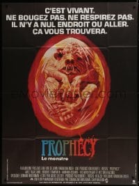 3p858 PROPHECY French 1p 1979 John Frankenheimer, art of monster in embryo by Paul Lehr!