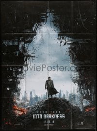 3p919 STAR TREK INTO DARKNESS teaser French 1p 2013 cool image Benedict Cumberbatch & city in ruins!