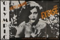 3p534 ECSTASY French 31x46 R1980 naked Hedy Lamarr shows all when she was young Hedy Kiesler!