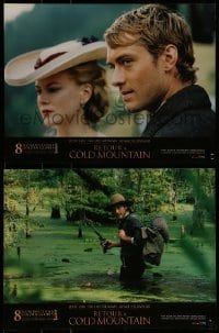 3p542 COLD MOUNTAIN 6 French LCs 2004 Jude Law, Nicole Kidman, Renee Zellweger, Civil War!
