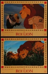 3p540 LION KING 11 French LCs 1994 classic Disney cartoon set in Africa, great images!