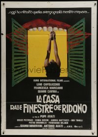 3p318 HOUSE OF THE LAUGHING WINDOWS Italian 1p 1976 La Casa Dalle Finestre Che Ridono, Iaia art!
