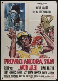 3p357 PLAY IT AGAIN, SAM Italian 1p R1970s Woody Allen, Jerry Lacy as Humphrey Bogart, Cesselon art!