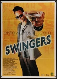 3p384 SWINGERS Italian 1p 1997 partying Vince Vaughn with giant martini, directed by Doug Liman!