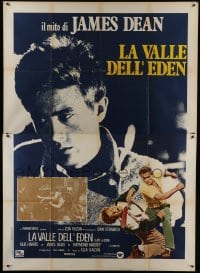 3p441 EAST OF EDEN Italian 2p R1970s James Dean, Julie Harris, Davalos, Elia Kazan classic!