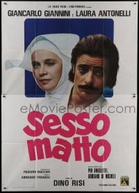 3p460 HOW FUNNY CAN SEX BE Italian 2p 1973 Sessomatto, Giancarlo Giannini & nun Laura Antonelli!