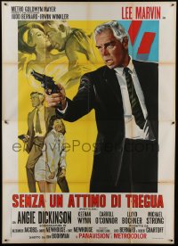 3p486 POINT BLANK Italian 2p 1968 Lee Marvin, Angie Dickinson, John Boorman noir, different art!