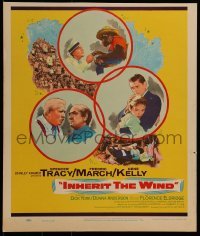 3p106 INHERIT THE WIND WC 1960 art of Spencer Tracy, Fredric March, Gene Kelly & chimpanzee!