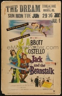 3p110 JACK & THE BEANSTALK WC 1952 Bud Abbott & Lou Costello, their first picture in color!