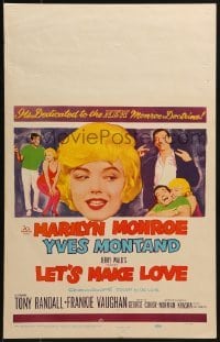 3p126 LET'S MAKE LOVE WC 1960 three images of super sexy Marilyn Monroe & Yves Montand!