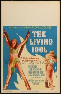 3p130 LIVING IDOL WC 1956 sexy artwork of bound girl, cool adventure in reincarnation!