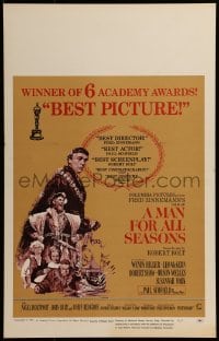 3p135 MAN FOR ALL SEASONS WC 1967 Paul Scofield, Robert Shaw, Best Picture Academy Award!