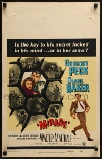 3p142 MIRAGE WC 1965 is the key to Gregory Peck's secret in his mind, or in Diane Baker's arms?