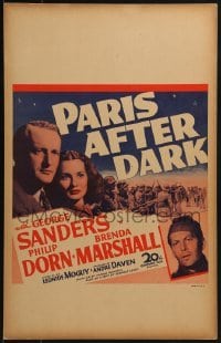 3p161 PARIS AFTER DARK WC 1943 George Sanders, Brenda Marshall & Philip Dorn in WWII France!