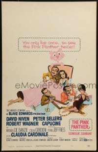 3p166 PINK PANTHER WC 1964 wacky Jack Rickard art of Peter Sellers, David Niven, Capucine & Wagner!