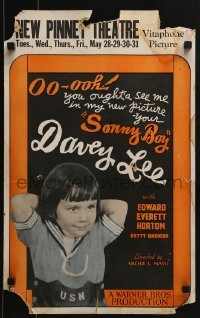 3p190 SONNY BOY WC 1929 you oughta see cute Davey Lee in his new picture, very rare!