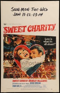 3p204 SWEET CHARITY WC 1969 Bob Fosse musical, Shirley MacLaine, it's all about love!