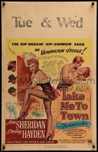 3p206 TAKE ME TO TOWN WC 1953 the saga of sexy Ann Sheridan & the men she fooled, Sterling Hayden