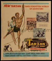 3p207 TARZAN THE APE MAN WC 1959 Edgar Rice Burroughs, Denny Miller & sexy Joanna Barnes!