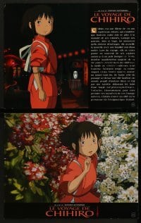 3p541 SPIRITED AWAY 8 French LCs 2002 Sen to Chihiro no kamikakushi, Hayao Miyazaki top anime!