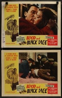 3r890 BLOOD & BLACK LACE 2 LCs 1965 Mario Bava, a fashion house becomes a house of blood!