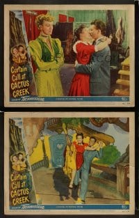 3r913 CURTAIN CALL AT CACTUS CREEK 2 LCs 1950 Donald O'Connor & Gale Storm with Eve Arden!