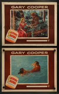 3r920 DISTANT DRUMS 2 LCs 1951 Gary Cooper in the Florida Everglades, directed by Raoul Walsh!
