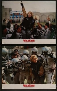 3r389 WILDCATS 8 English LCs 1985 Goldie Hawn, Woody Harrelson, Wesley Snipes, football!