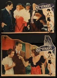 3r777 42nd STREET 3 TRIMMED LCs 1933 Warner Baxter, Ginger Rogers, Bebe Daniels, chorus line!