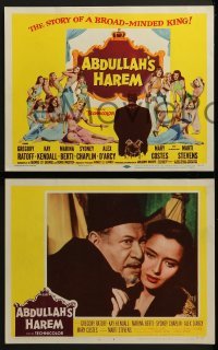 3r020 ABDULLAH'S HAREM 8 LCs 1956 Gregory Ratoff, Kay Kendall, English sex in Egypt!