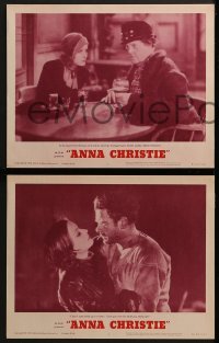 3r398 ANNA CHRISTIE 7 LCs R1962 Greta Garbo, Charles Bickford, Clarence Brown directed!