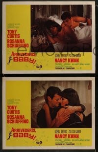 3r033 ARRIVEDERCI, BABY 8 LCs 1966 Tony Curtis is a lady-killer, Rosanna Schiaffino!