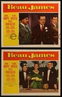 3r041 BEAU JAMES 8 LCs 1957 great images of Bob Hope as New York City Mayor Jimmy Walker!