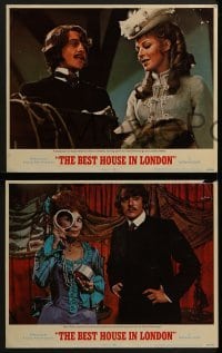 3r045 BEST HOUSE IN LONDON 8 LCs 1969 David Hemmings, Joanna Pettet, George Sanders, x-rated!