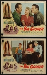 3r050 BIG GUSHER 8 LCs 1951 Preston Foster, Wayne Morris, sexy wildcat blonde Dorothy Patrick!