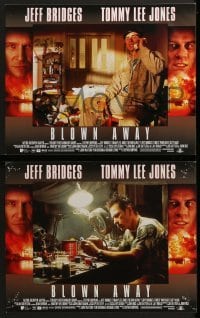 3r058 BLOWN AWAY 8 LCs 1994 Jeff Bridges, Tommy Lee Jones, Lloyd Bridges, Forest Whitaker!