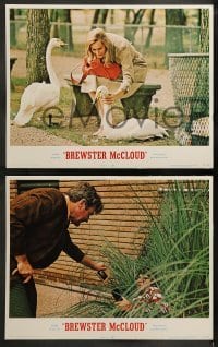 3r065 BREWSTER McCLOUD 8 LCs 1971 directed by Robert Altman, Bud Cort, Sally Kellerman, cool images!
