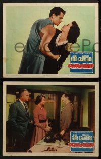 3r412 CONVICTED 7 LCs 1950 Glenn Ford, Broderick Crawford, sexiest Dorothy Malone!