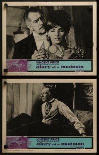 3r418 DIARY OF A MADMAN 7 LCs 1963 great images of Vincent Price & sexy Nancy Kovack!