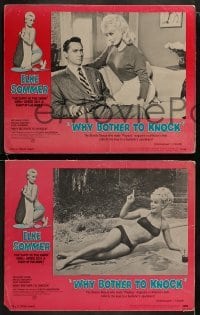 3r683 DON'T BOTHER TO KNOCK 4 LCs 1965 super sexy Elke Sommer, the blonde from Playboy!