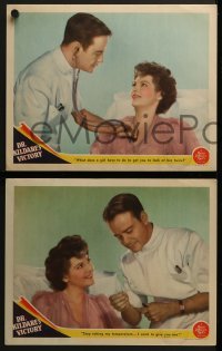 3r588 DR. KILDARE'S VICTORY 5 LCs 1941 Lionel Barrymore, Lew Ayres, sexy nurse Ann Ayars!