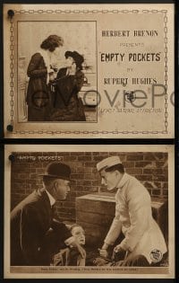 3r110 EMPTY POCKETS 8 LCs 1918 redhead suspects, Lytell solves mystery of a millionaire's murder!