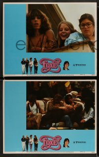 3r126 FOXES 8 LCs 1980 Jodie Foster, Cherie Currie, Marilyn Kagen + super young Scott Baio!