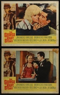 3r426 GEORGE RAFT STORY 7 LCs 1961 Danton, Barrie Chase, his Hollywood made the headlines!