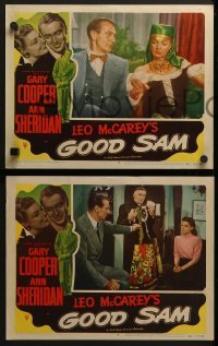 3r513 GOOD SAM 6 LCs 1948 cool images of Gary Cooper in the title role & sexy Ann Sheridan!