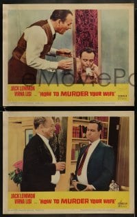 3r704 HOW TO MURDER YOUR WIFE 4 LCs 1965 Jack Lemmon, Virna Lisi, the most sadistic comedy!