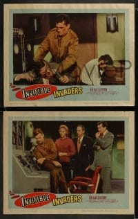 3r709 INVISIBLE INVADERS 4 LCs 1959 an unearthly enemy defying modern science in a war to the death!