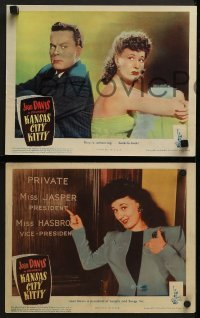 3r718 KANSAS CITY KITTY 4 LCs 1944 Joan Davis, radio & screen's favorite funstar, Bob Crosby!