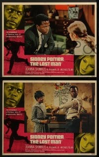 3r194 LOST MAN 8 LCs 1969 Sidney Poitier crowded a lifetime into 37 suspenseful hours!